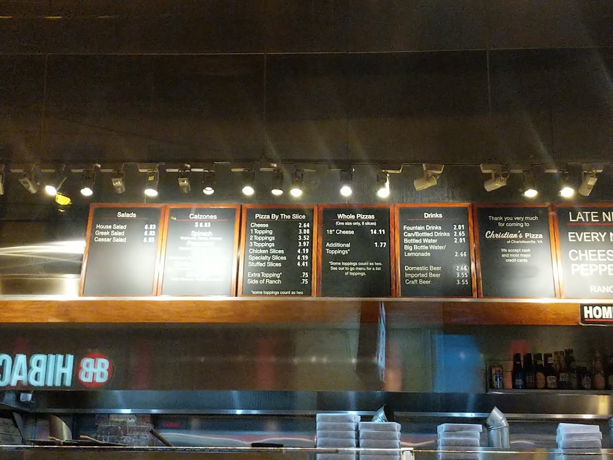 Christian's Pizza Menu - Image 5